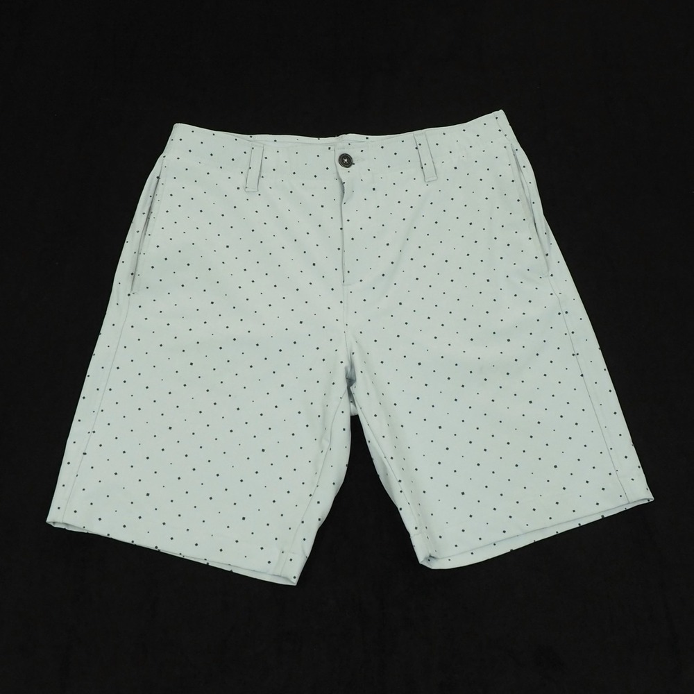 Under Armour UA Printed Storm Golf Shorts Mens 32 Gray AOP Print Performance